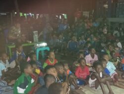 Satgas TMMD Reg 114 Kodim 1710/Mimika Hibur Warga Kokonao Lagi