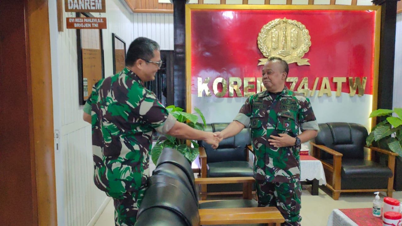 Danrem 174 Merauke Sambut Tim Wasgiat Werving Cata PK TNI AD Gelombang I 2022