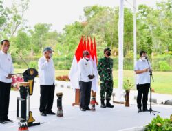 Panglima TNI Dampingi Presiden Resmikan PLBN Sota