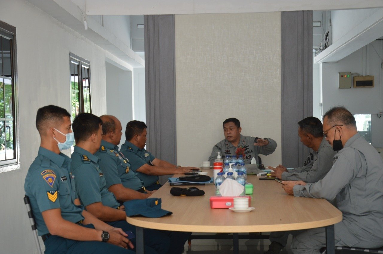 Bakamla RI Zona Barat dan Pusinfomar TNI Bahas Keamanan Laut