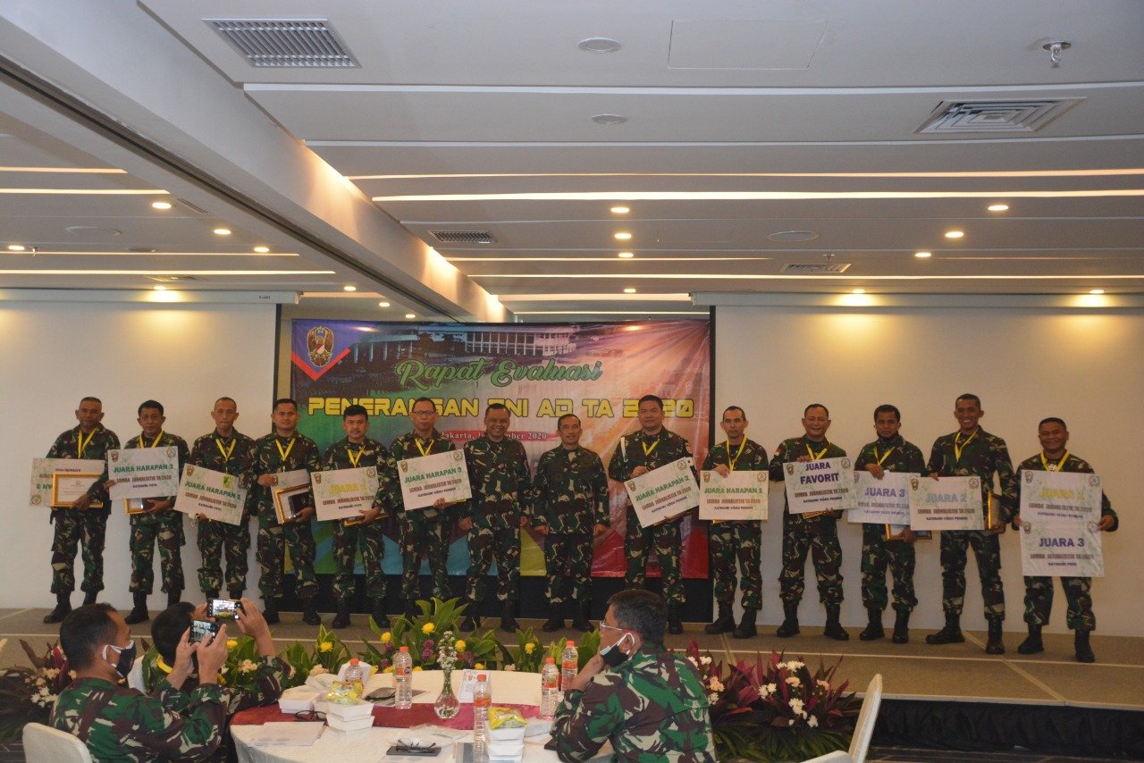 Kadispenad Pimpin Evaluasi Bidang Penerangan TNI AD 2020