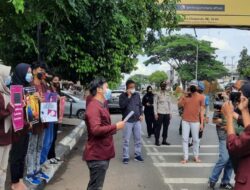 Mahasiswa Untirta Unras, Polres Serang Kota Banten Siaga Prokes