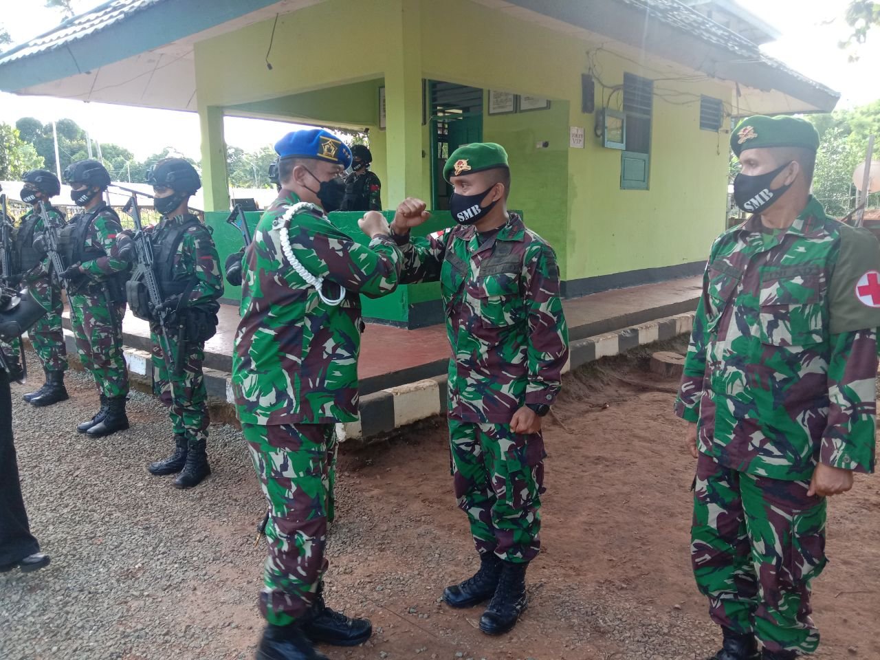 Danpuspomad Kunjungi Pos Kout Satgas Pamtas Yonif 125/Simbisa