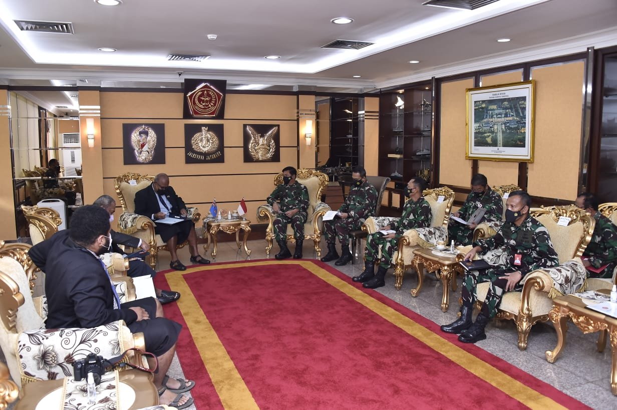 Berita Foto: Panglima TNI Terima Kunjungan Duta Besar Fiji