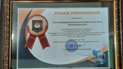 Pemprov Banten Berhasil Meraih Penghargaan