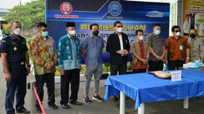 Sinergi Pemberantasan Narkoba, Ditresnarkoba Hadiri Pemusnahan di BNNP Banten