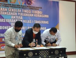 Lapas Kelas I Tangerang Gandeng YIBB dan STT Victory Jakarta untuk Kerja Sama