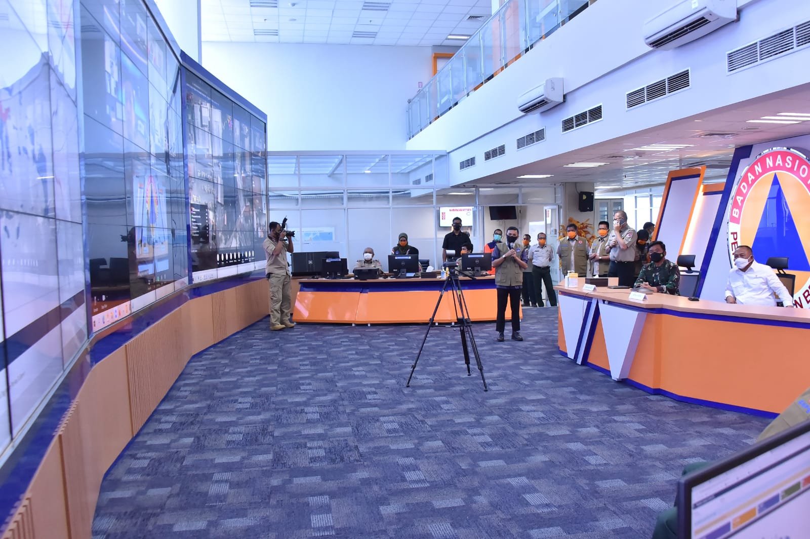 Panglima TNI Tinjau Pelatihan Tracer Digital untuk Babinsa, Babinpotmar dan Babinpotdirga di BNPB