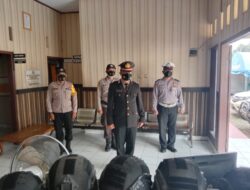 Polsek Carita Ikuti Upacara Hari Kesaktian Pancasila Secara Virtual