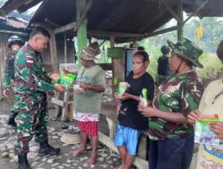 Satgas Yonif 126/KC Salurkan Bibit Padi dan Jagung untuk Ketahanan Pangan Warga Perbatasan