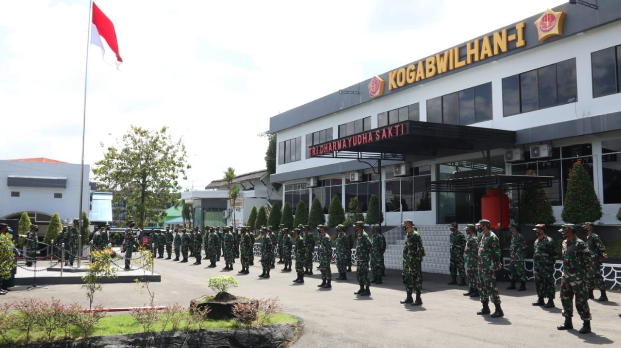 Pangkogabwilhan I Pimpin Apel Khusus Prajurit Makogabwilhan I