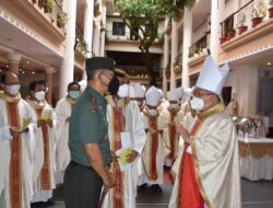 Pangdam Pattimura Hadiri Pentahbisan Uskup Amboina Pastikan Aman