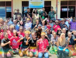 Satgas Yonif Raider 142/KJ Sukseskan Bulan Bahasa di SMP Yakpesmi