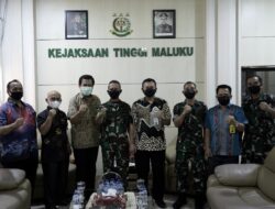 Pangdam Temu Bincang Kajati Maluku untuk Tingkatkan Sinergitas