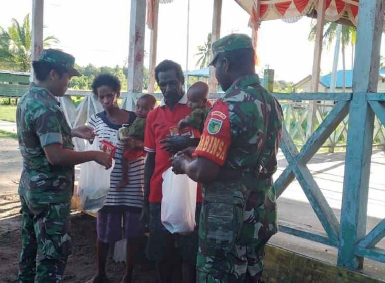Kodim 1710/Mimika Dorong Penurunan Stunting Lewat Koramil Jajaran