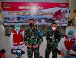 Korem 162/WB Rayakan HUT ke-60 dengan Galang Donor Plasma Konvalesen