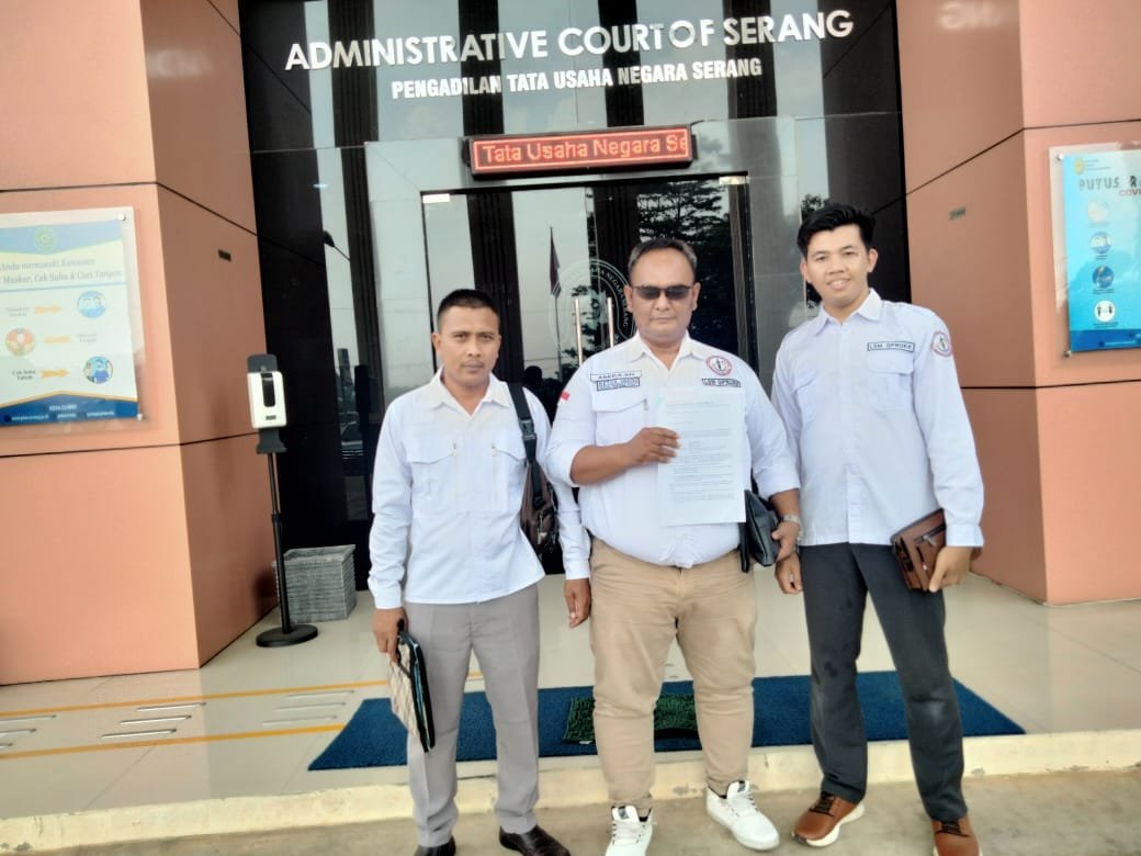 LSM GPRUKK Gugat PJ Gubernur Banten soal Pengangkatan