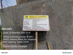 Sorotan Proyek Drainase Rawa Kucing: Tiang Kolom Diduga Kurang Volume