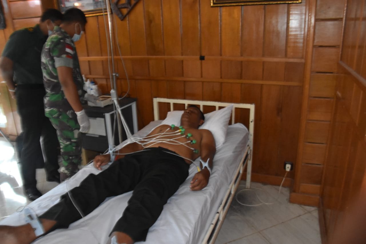 Danrem 174 Merauke Luncurkan Program EKG Cegah Dini Penyakit Jantung Prajurit