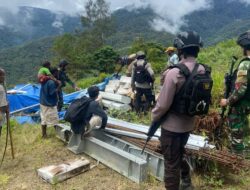 Satgas Yonif 143/TWEJ Kawal dan Sukseskan Program Pemerintah di Pegunungan Bintang