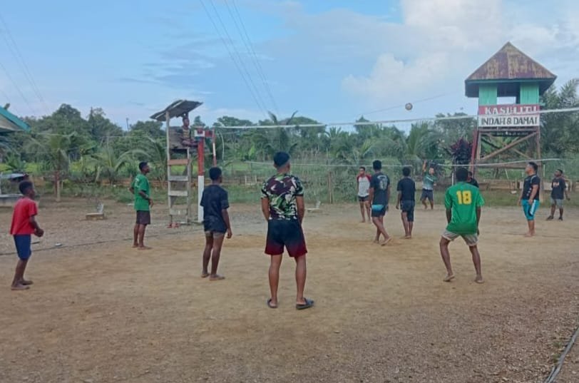 Pemuda Kampung Geruduk Jadi Satgas Yonif 143/TWEJ di Perbatasan RI-PNG