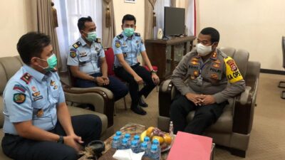 Kapolres Serang Kota Terima Kunjungan Kerja Kepala Rutan Klas IIB