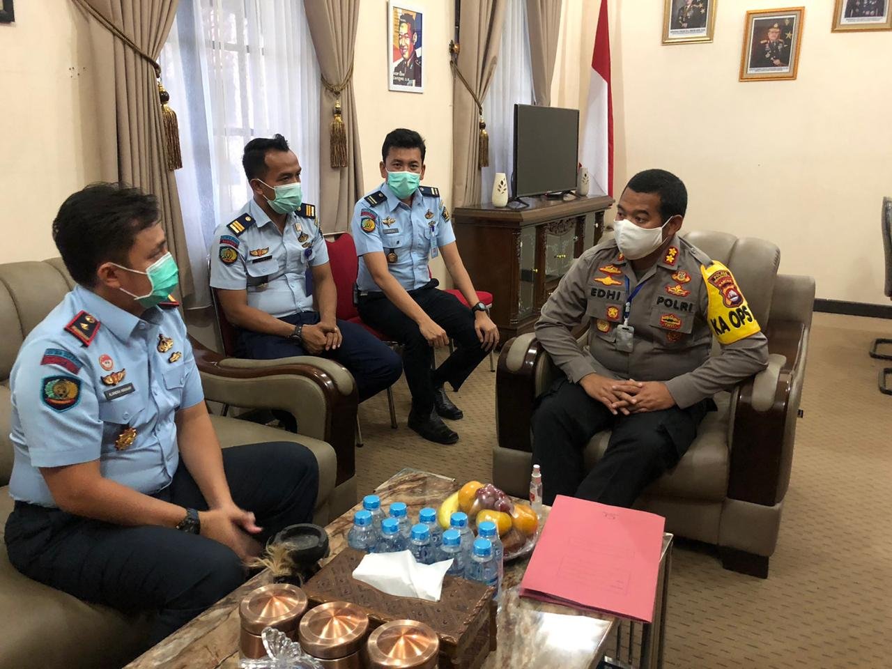 Kapolres Serang Kota Terima Kunjungan Kerja Kepala Rutan Klas IIB