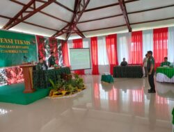 Kodim 1710 Mimika Gelar Asistensi Teknis Bintahwil