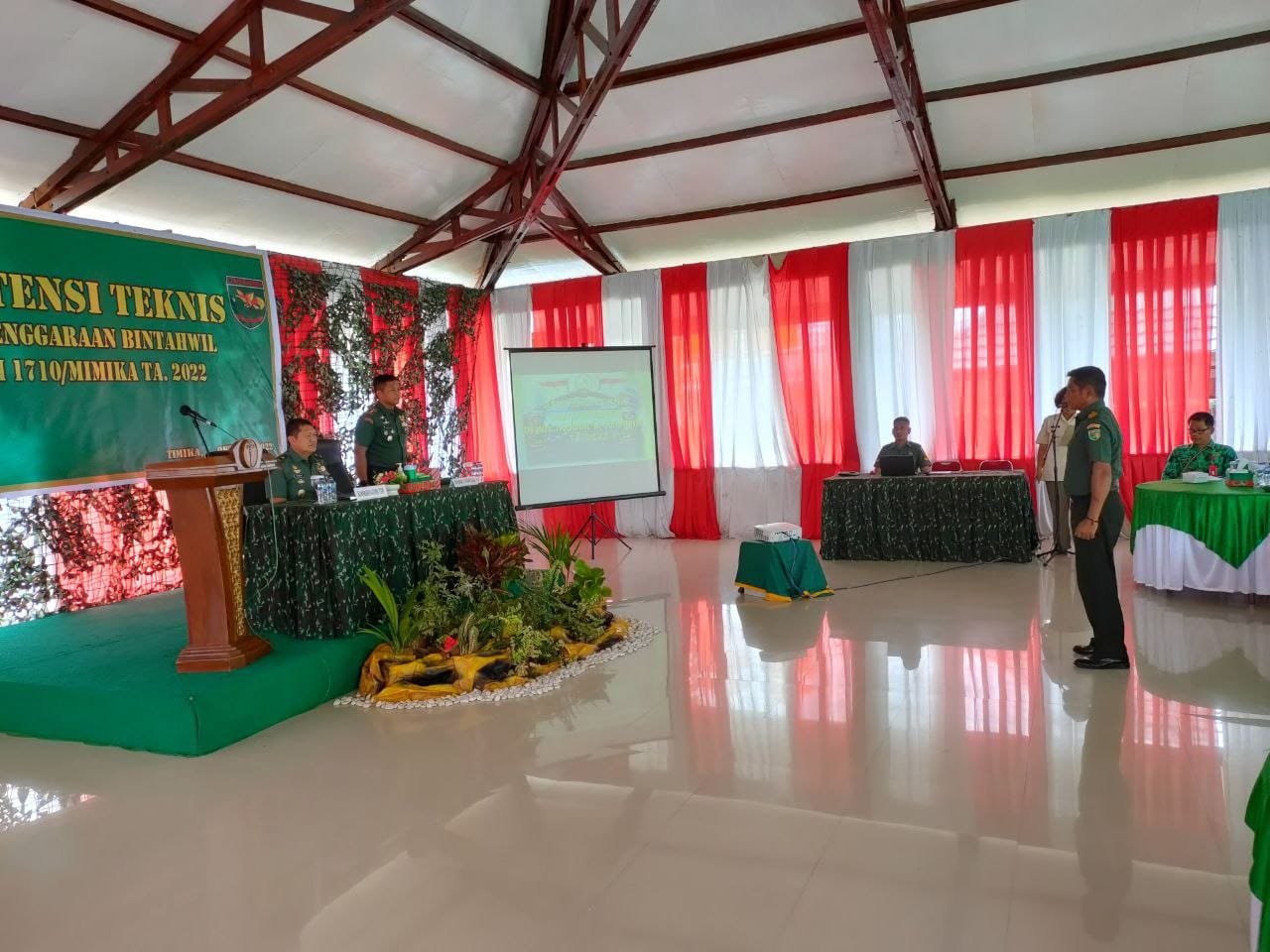 Kodim 1710 Mimika Gelar Asistensi Teknis Bintahwil