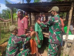 Sosialisasi Protokol Kesehatan Covid-19 Humanis di Perbatasan RI-PNG