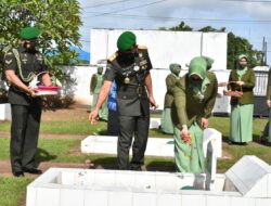 Korem 174 Merauke Ziarah Rombongan Hormati Jasa Pahlawan HUT Ke-58 Kodam XVII/Cenderawasih