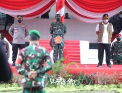 Panglima TNI Pimpin Apel Gabungan Satgas Covid-19 Bangkalan