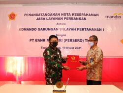 Pangkogabwilhan I Tandatangani Nota Kesepahaman Layanan Perbankan