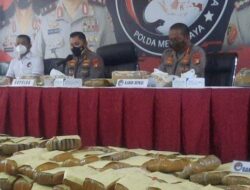 Ditresnarkoba Polda Metro Jaya Ungkap Peredaran Ganja 1,37 Ton