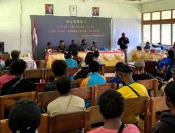 Keharmonisan Satgas Yonif 143/TWEJ dengan Aparat di Distrik Perbatasan Papua