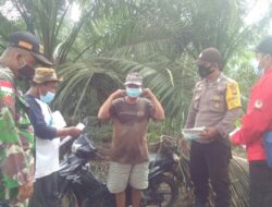 Babinsa Sarang Burung Kuala Imbau Dorong Masyarakat Tak Bakar Lahan