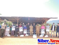 Karang Taruna Lebak Gelar Bakti Sosial di Hunian Sementara