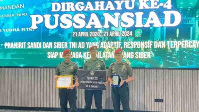 Grup 1 Kopassus Juara 3 Lomba Siber TNI AD, Gesit Medan Tempur Handal Dunia Digital