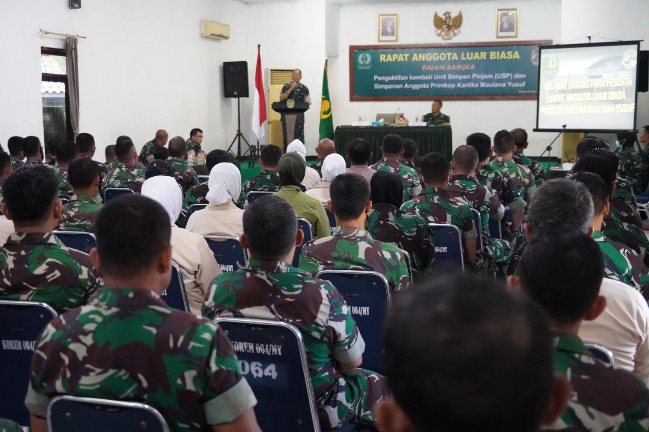 Korem 064/MY RALB Primkop Kartika Maulana Yusuf yang Dibekukan