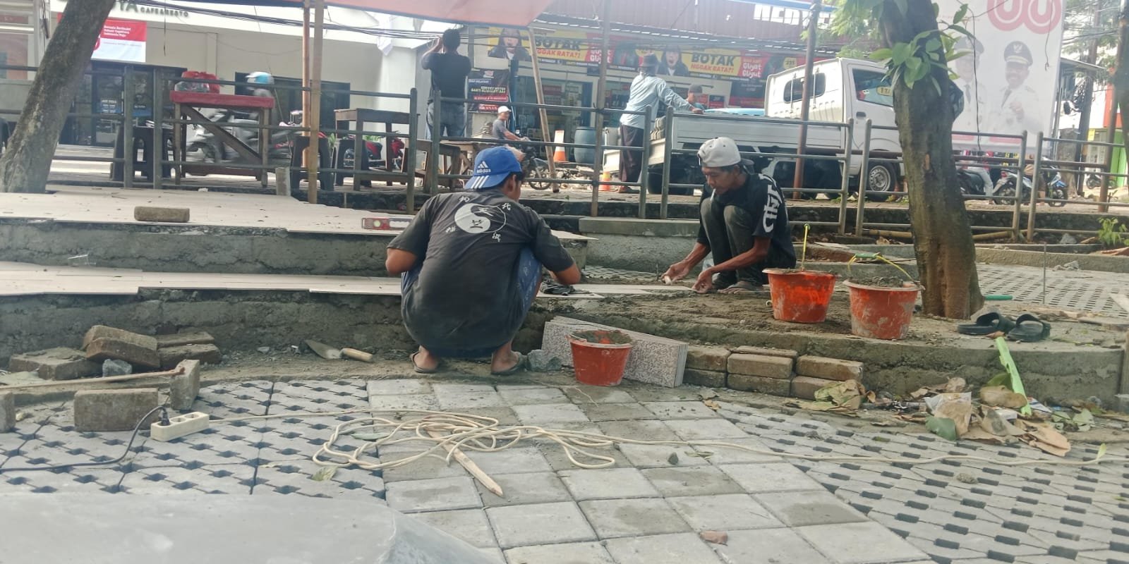 Proyek Taman Pisang Disbudpar Tangerang Tidak Peduli K3