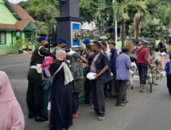 Denpom III/4 Serang Tunjukkan Kepedulian dengan Berbagi kepada Masyarakat