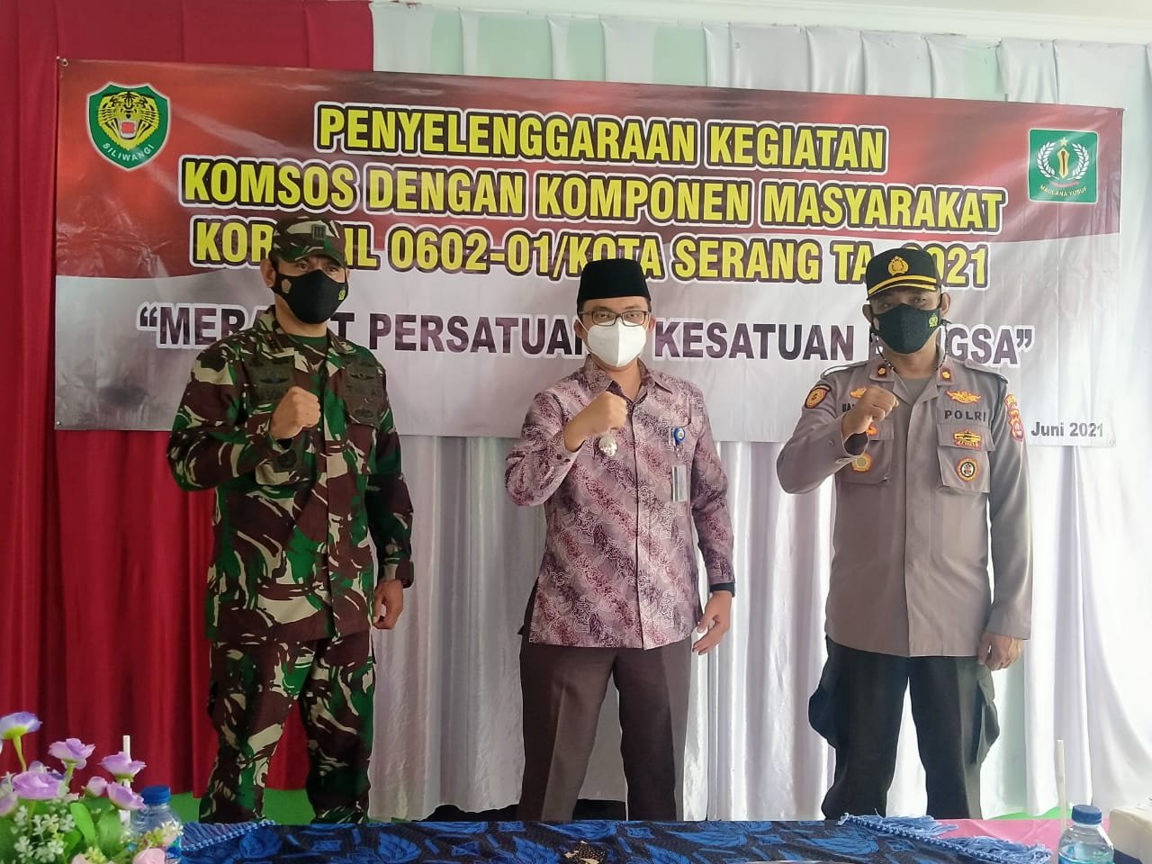 Kapolsek Serang Jalin Sinergi dengan Komponen Masyarakat di Komsos
