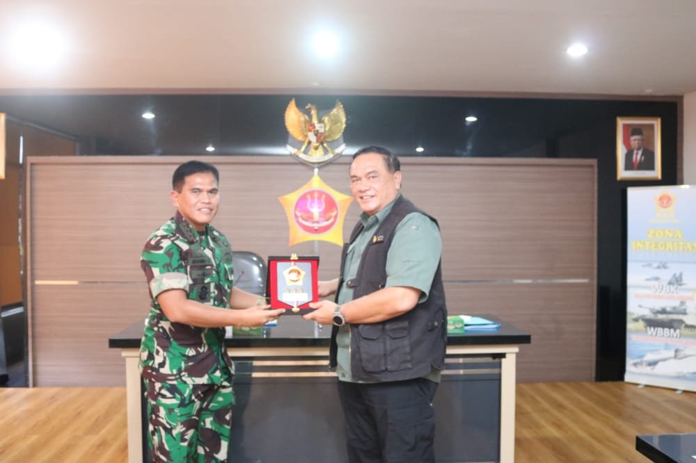 Pangkogabwilhan I Sambut Jakhanneg Kemhan di Mako Kogabwilhan I