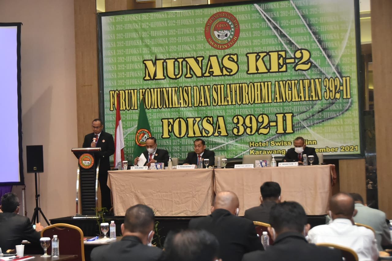 FOKSA 392-II Nusantara Adakan Munas Kedua 2021 di Karawang