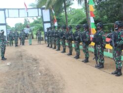 Dankolakops Korem 174/ATW Kunjungi Pos Jajaran SSK D Yonif 125/Simbisa