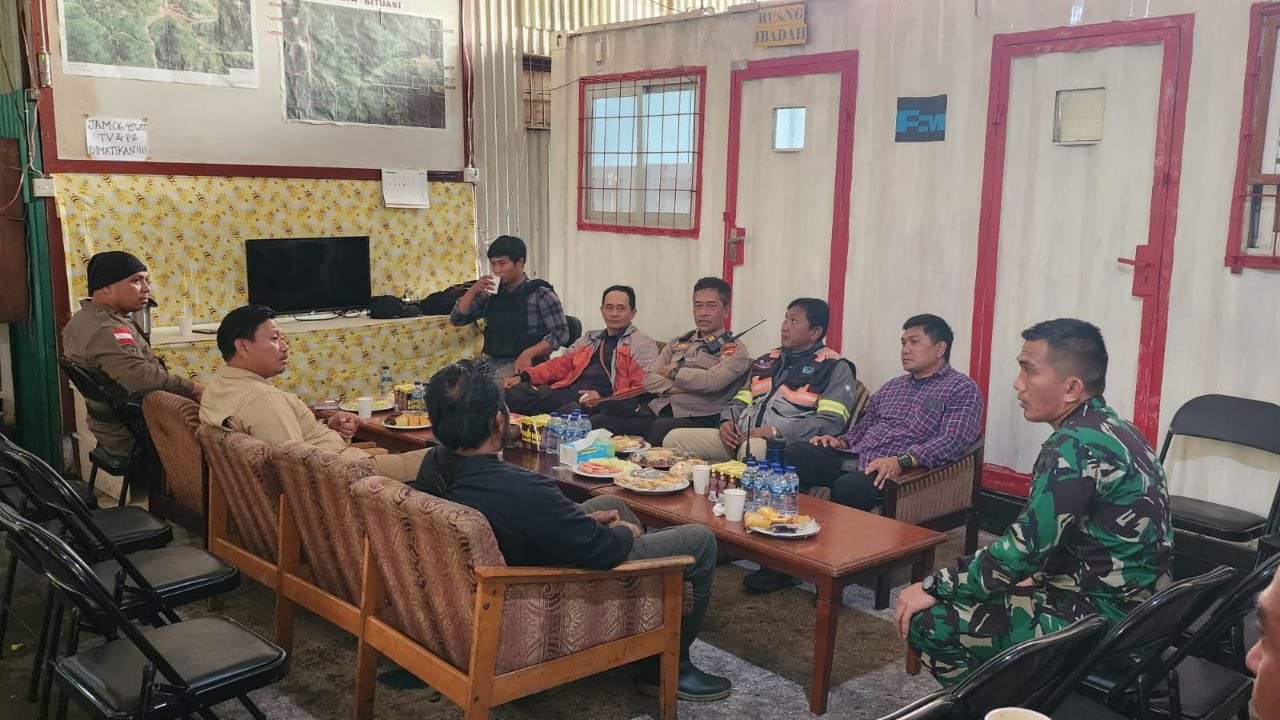 Babinsa Koramil 1710-04 Tembagapura Gelar Rapat Bulanan dengan Pihak Terkait