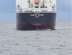 Bakamla RI dan TNI AL Usir Kapal Tanker Marshall Islands di Selat Malaka