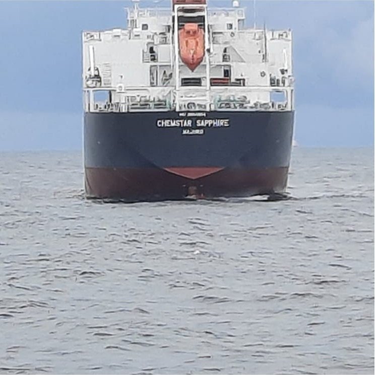 Bakamla RI dan TNI AL Usir Kapal Tanker Marshall Islands di Selat Malaka