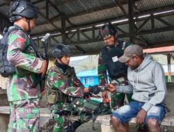 Satgas Kodim Yalimo Yonif RK 751/VJS Intensifkan Anjangsana dan Layanan Kesehatan