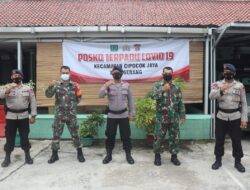 Batalyon B Pelopor Brimob Banten Kunjungi Koramil Cipocok Jaya